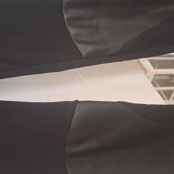 Anatomie Black Fleece Lined  Pull On  Legging, Faux Leather Panel & Zip ankle - Picture 4 of 12